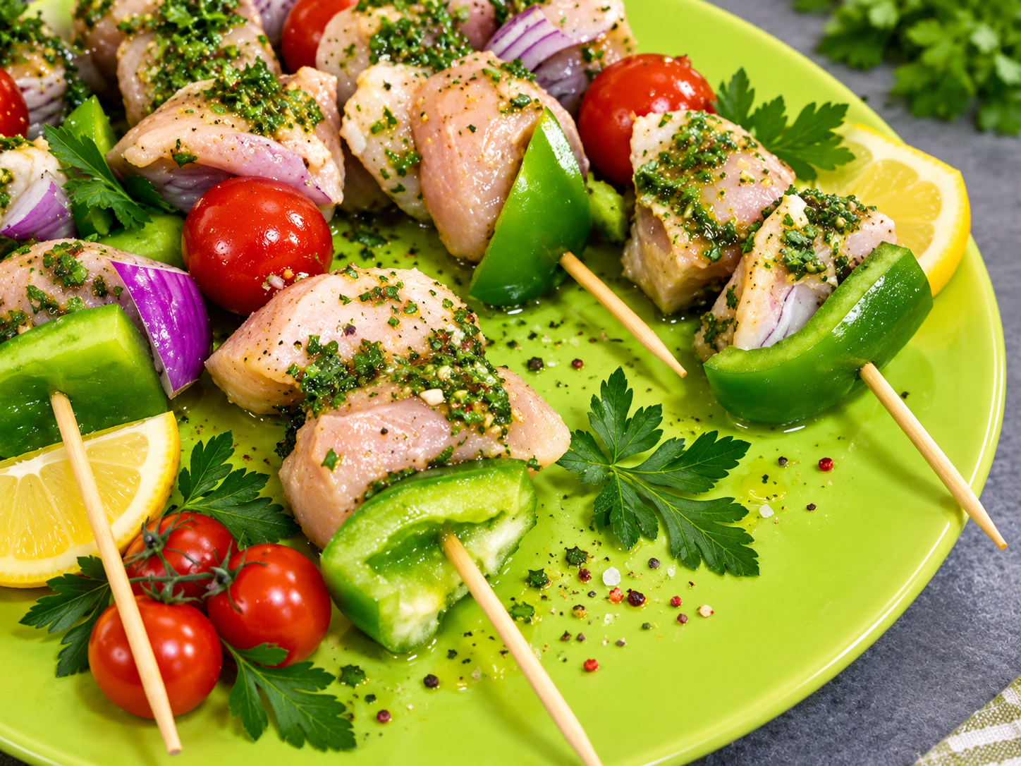 Brochette de poulet