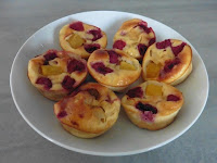 petits flans pommes cerises