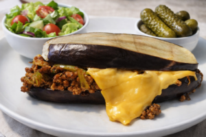 Hamburger d'aubergine