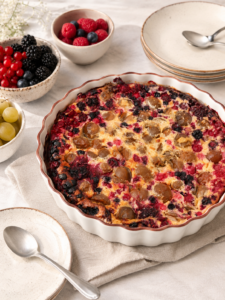 clafoutis aux fruits de saison