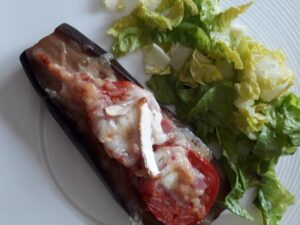 Tartine d'aubergine