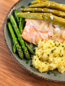 Saumon aux asperges