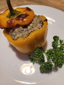 Poivrons farcis au boeuf haché