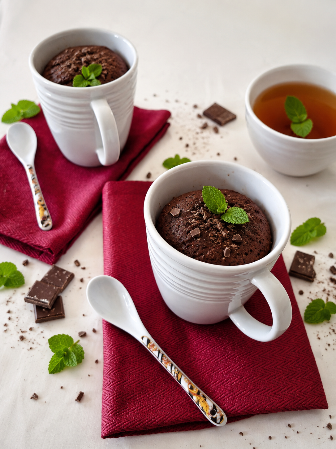 Mug cake chocolat