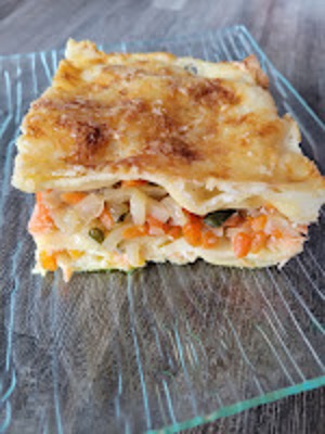 lasagne tofu et légumes de saison