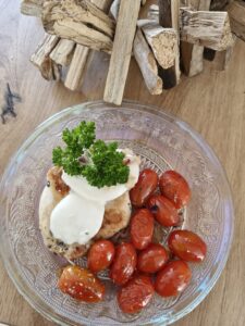 Escalope de poulet mozzarella