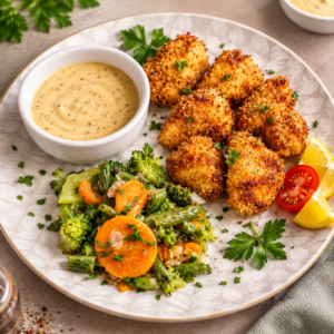Poulet croustillant sauce tasty crousty